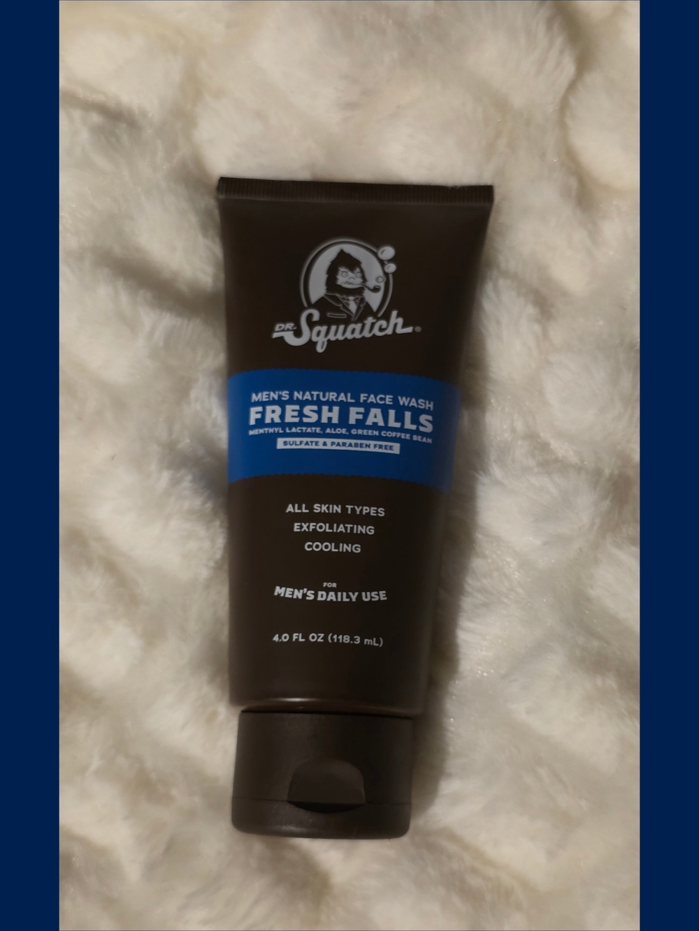Dr. Squatch Fresh Falls Men's Face Wash
